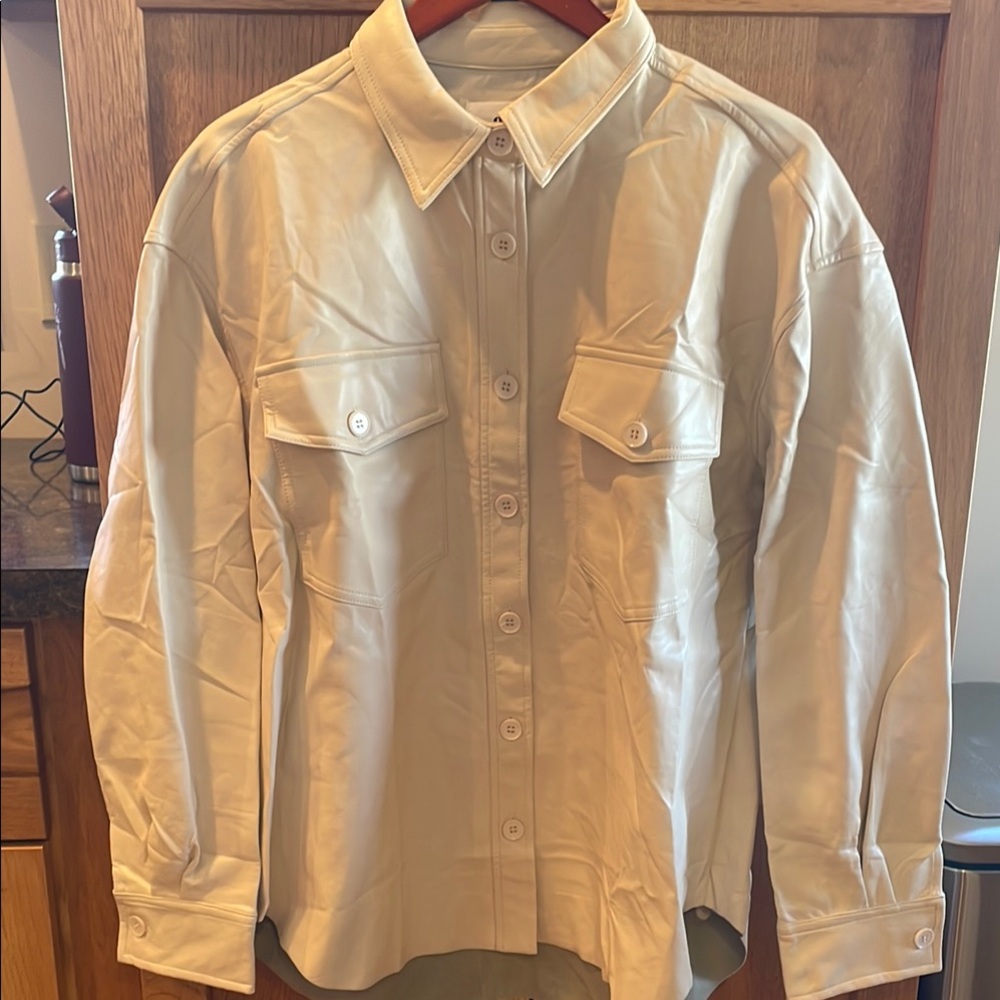 Cream Button-Up Shirt